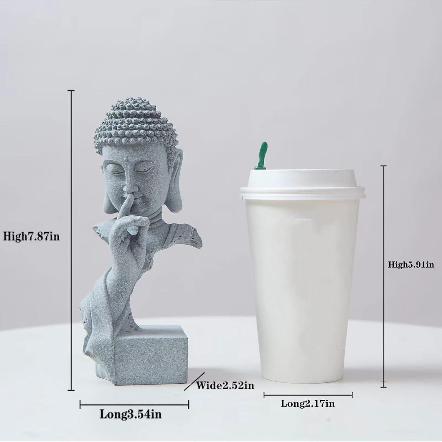 Estatua de Buda Tiwhdni de Meditación para Decoración Zen 20 cm