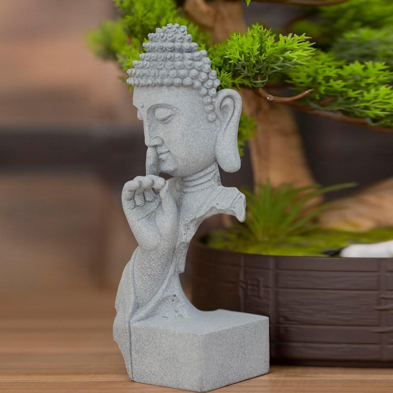 Estatua de Buda Tiwhdni de Meditación para Decoración Zen 20 cm