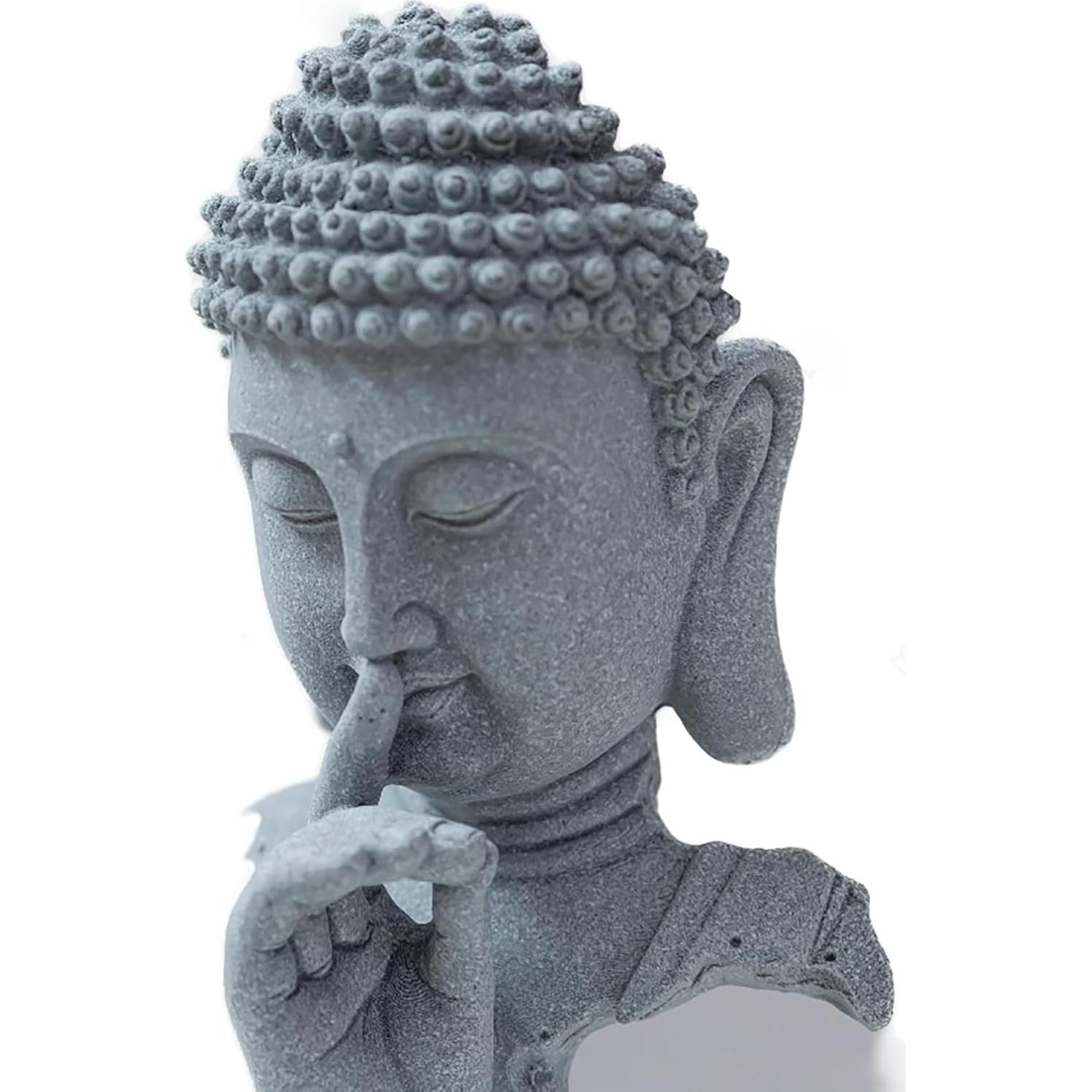 Estatua de Buda Tiwhdni de Meditación para Decoración Zen 20 cm