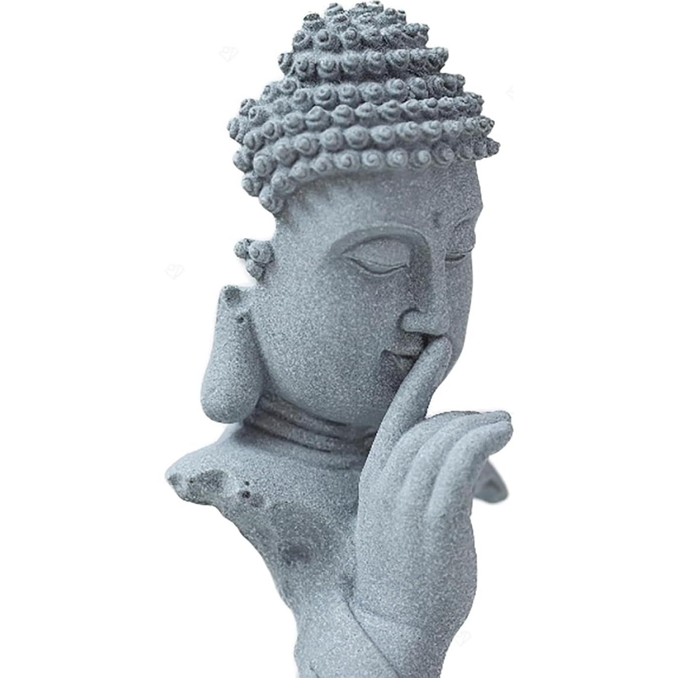 Estatua de Buda Tiwhdni de Meditación para Decoración Zen 20 cm