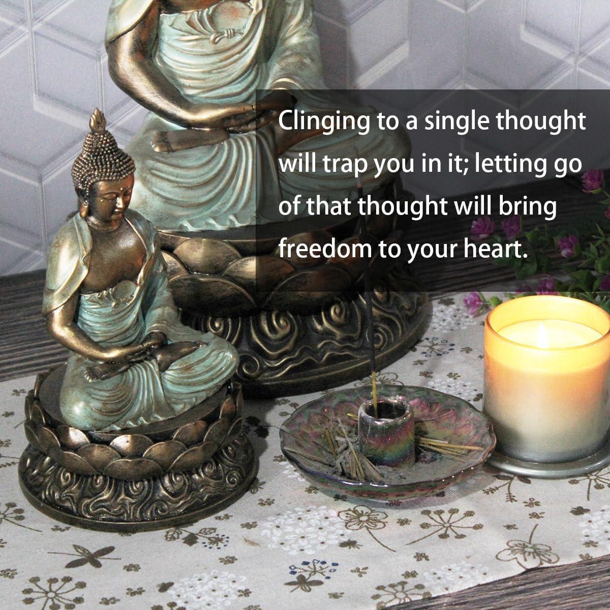 Estatua de Buda Dorado 21 cm Angel Shine para Decoración