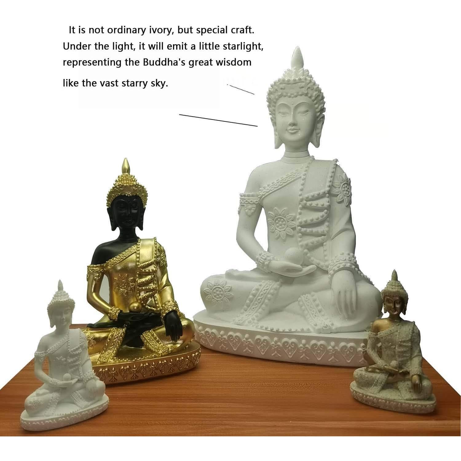 Estatua de Buda Pescado Sin Preocupaciones 11cm Arenisca