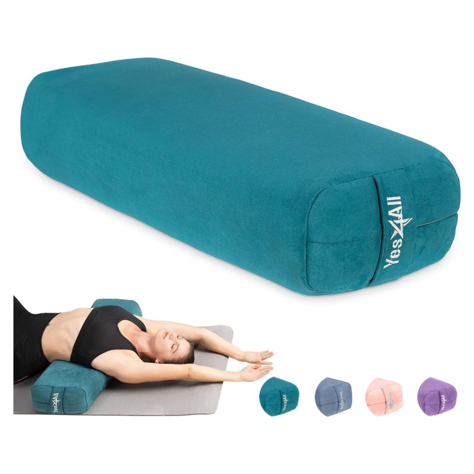 Cojín de Yoga Yes4All DWYZ Esmeralda Triple Capa 68.58x25.4cm