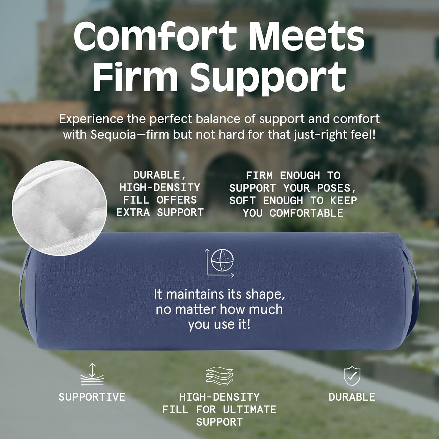 Cojín de Meditación Retrospec Sequoia - Algodón 100% Lavable