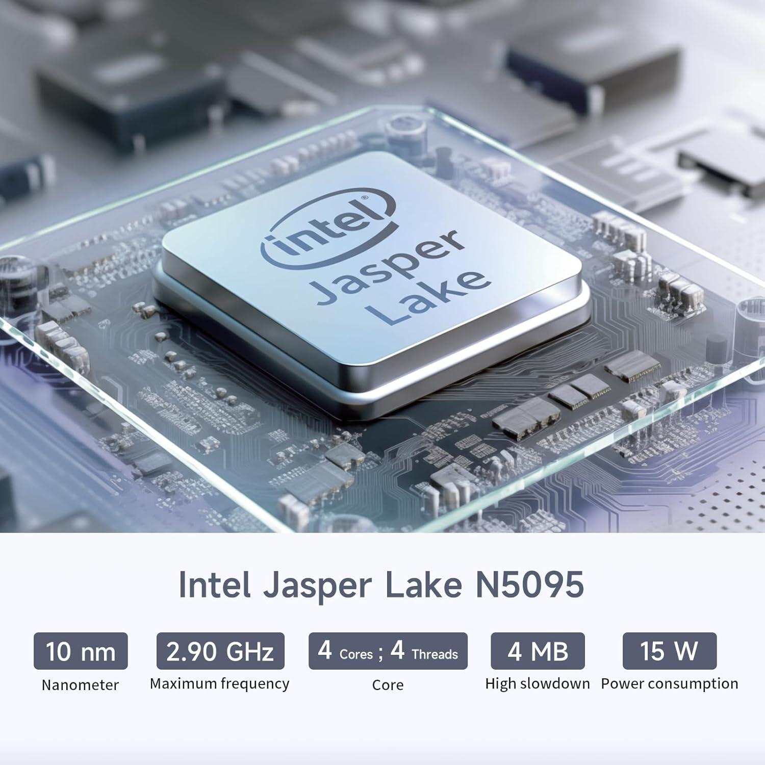 Bmax B3 Mini PC 256GB SSD 8GB LPDDR4 Intel N5095 4K