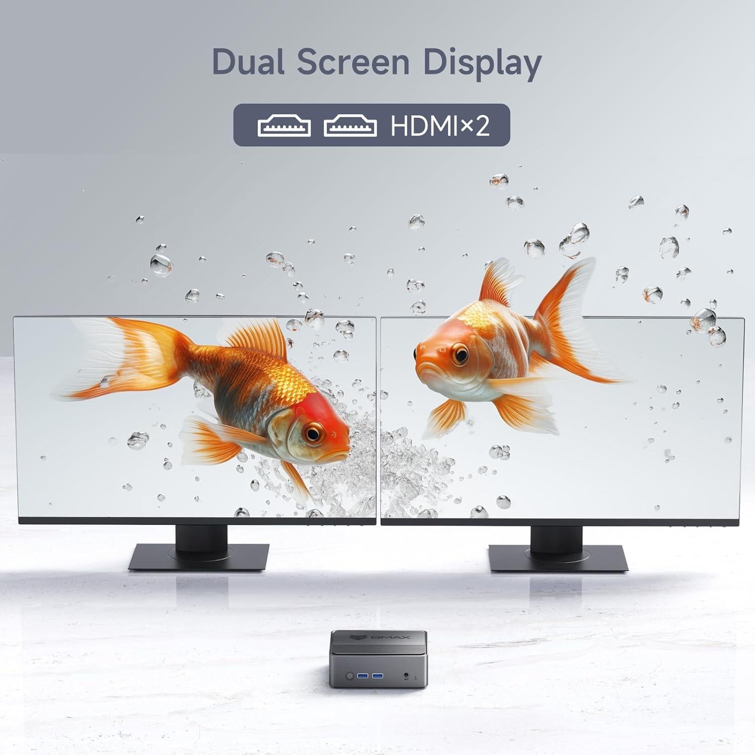 Bmax B3 Mini PC 256GB SSD 8GB LPDDR4 Intel N5095 4K