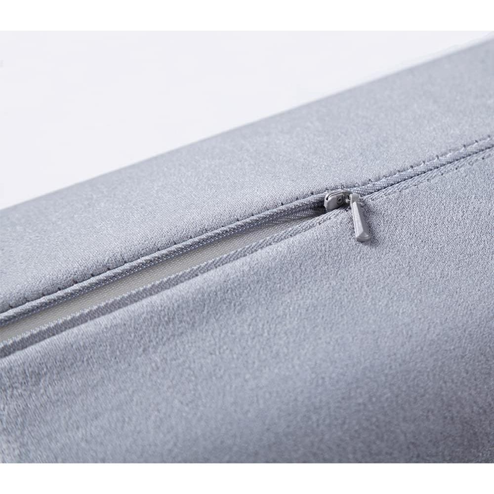 Almohada Bolster de Yoga NGT 65x25cm Espuma Lavable Gris