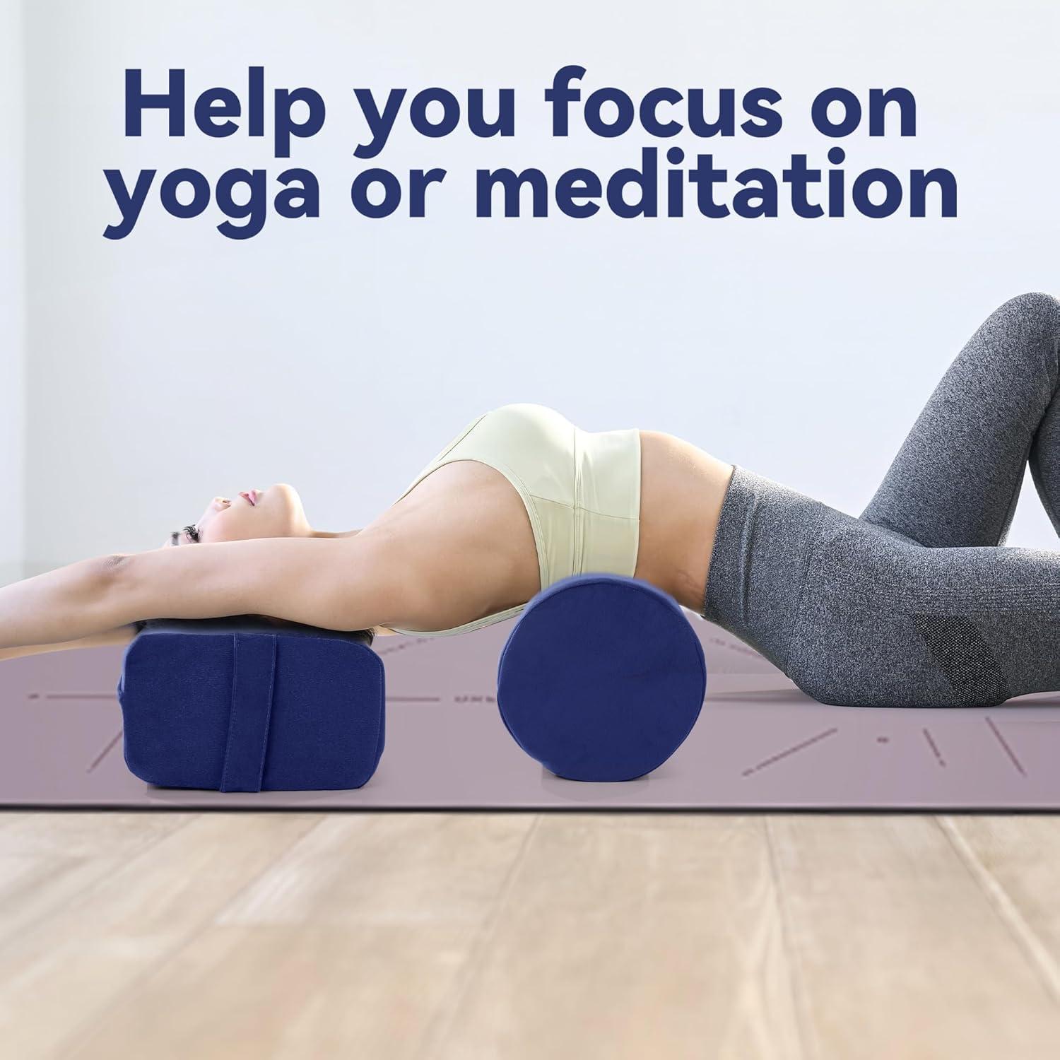 Cojines de Yoga MABOZOO - Terciopelo y Espuma Alta Densidad