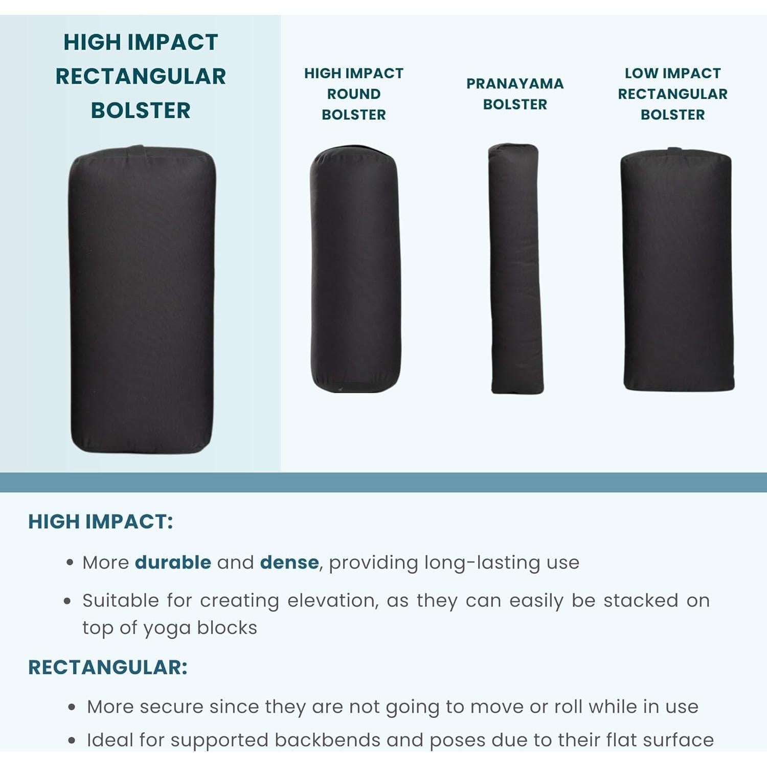 Cojín de Meditación Everyday Yoga Lila 63.5x15.2x30.5 cm