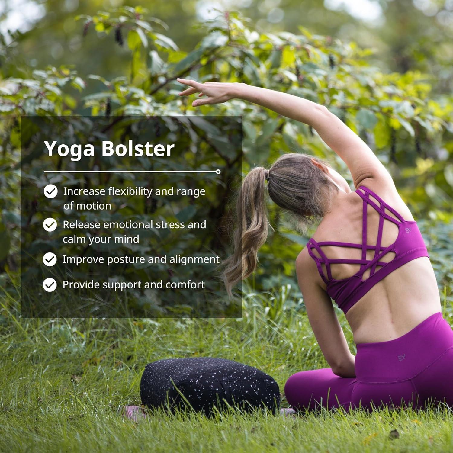 Cojín de Meditación Everyday Yoga Lila 63.5x15.2x30.5 cm