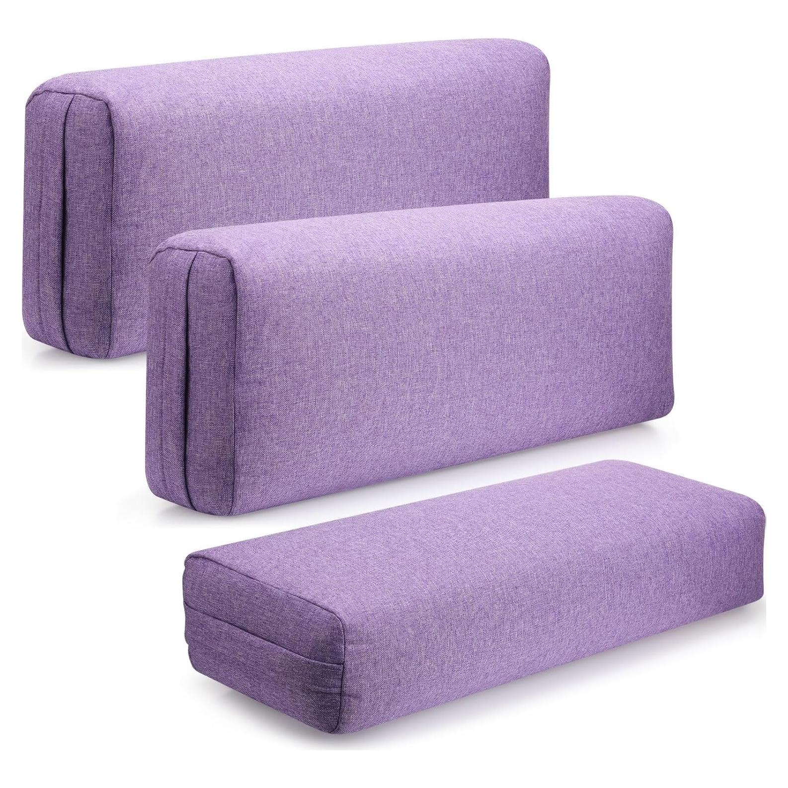 Suzile 3 Almohadas de Yoga Rectangulares 63.5x22.9x12.7cm