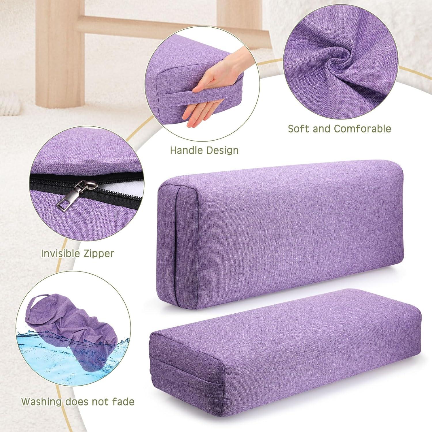 Suzile 3 Almohadas de Yoga Rectangulares 63.5x22.9x12.7cm