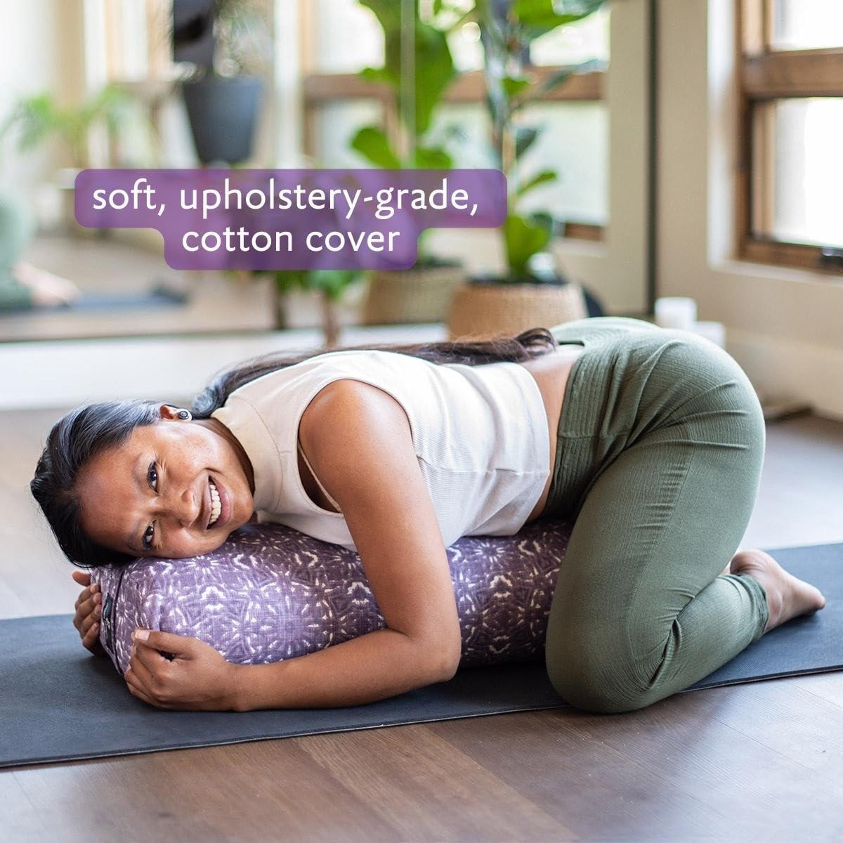 Bolster de Yoga Estándar Hugger Mugger Ciruela Celestial