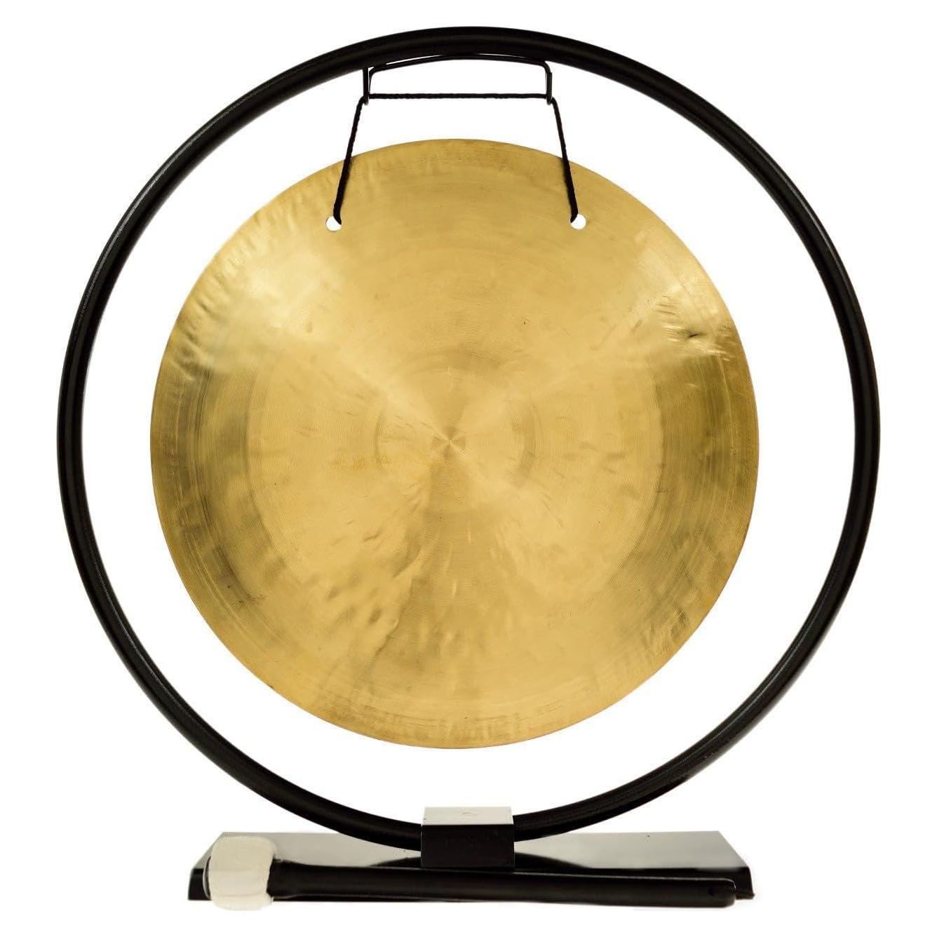 Gong de Viento de 35.56 cm con Soporte y Martillo Au Courant