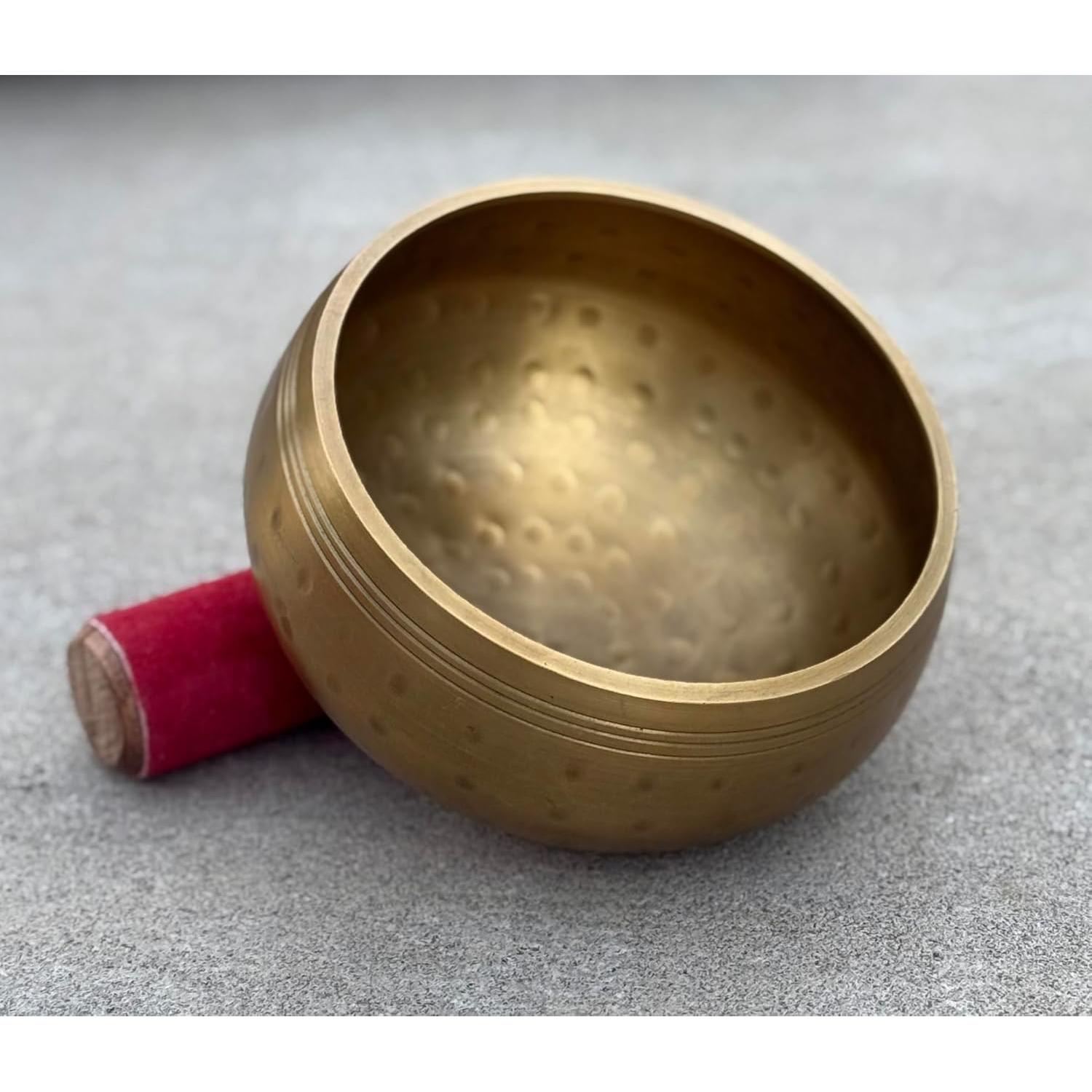 Cuenco Cantante Tibetano Lungta Imports Mediano con Gong y Martillo