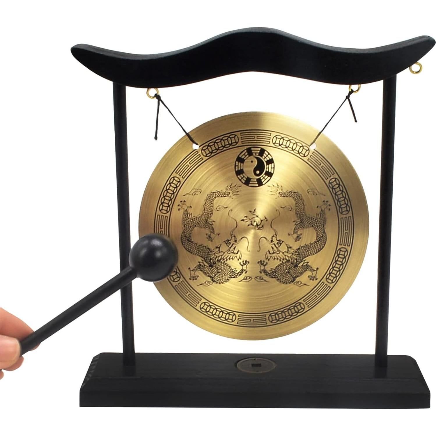 Gong de Latón Feng Shui FH1303 para Meditación 19x5x20cm