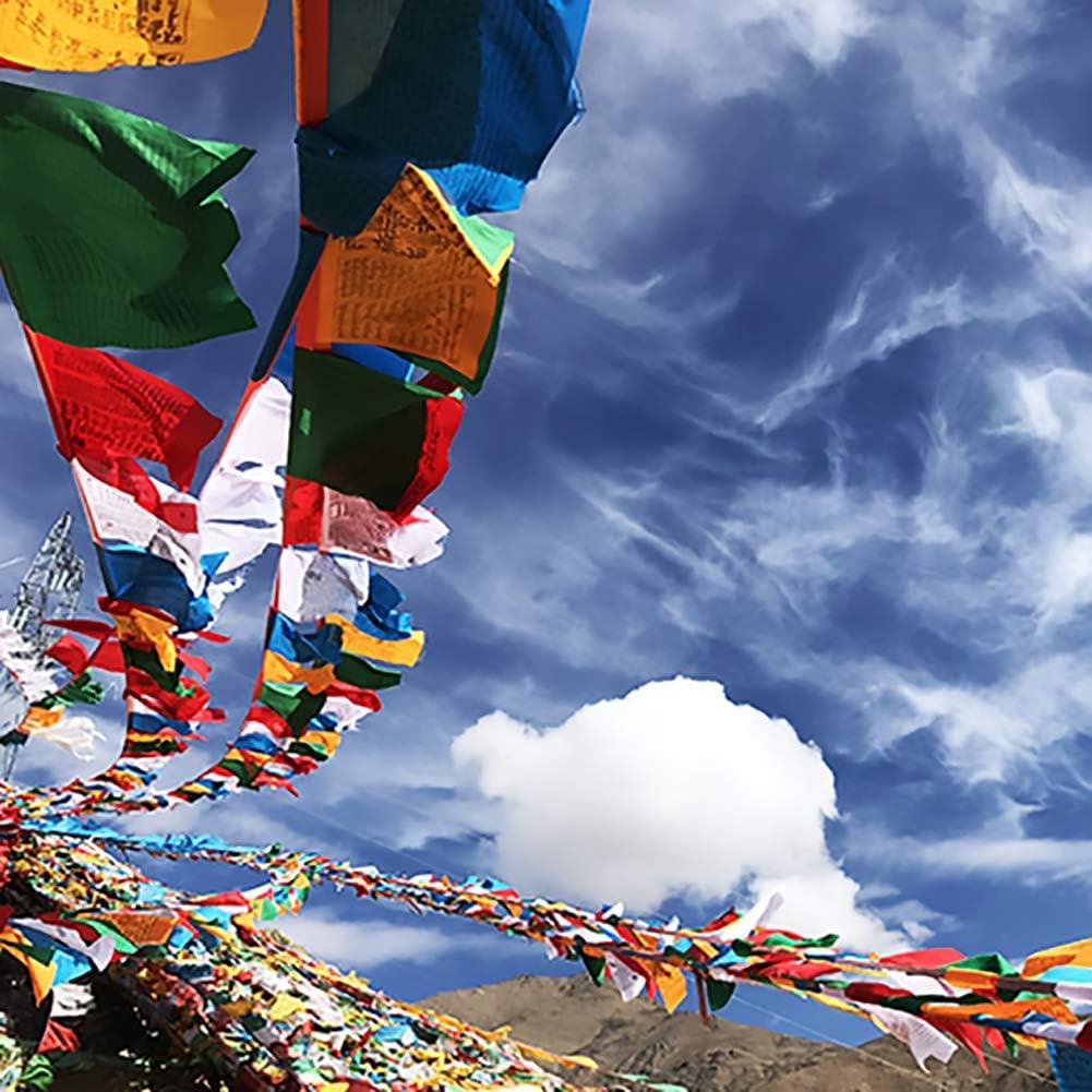 Banderas de Oración Tibetanas 10 PCS 34x34 cm Oun Nana