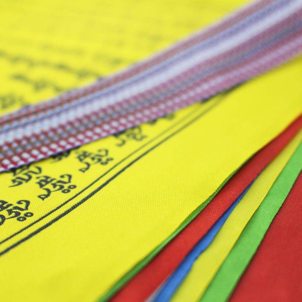 Banderas de Oración Tibetana Flaglink - 25 Banderas 30x35 cm