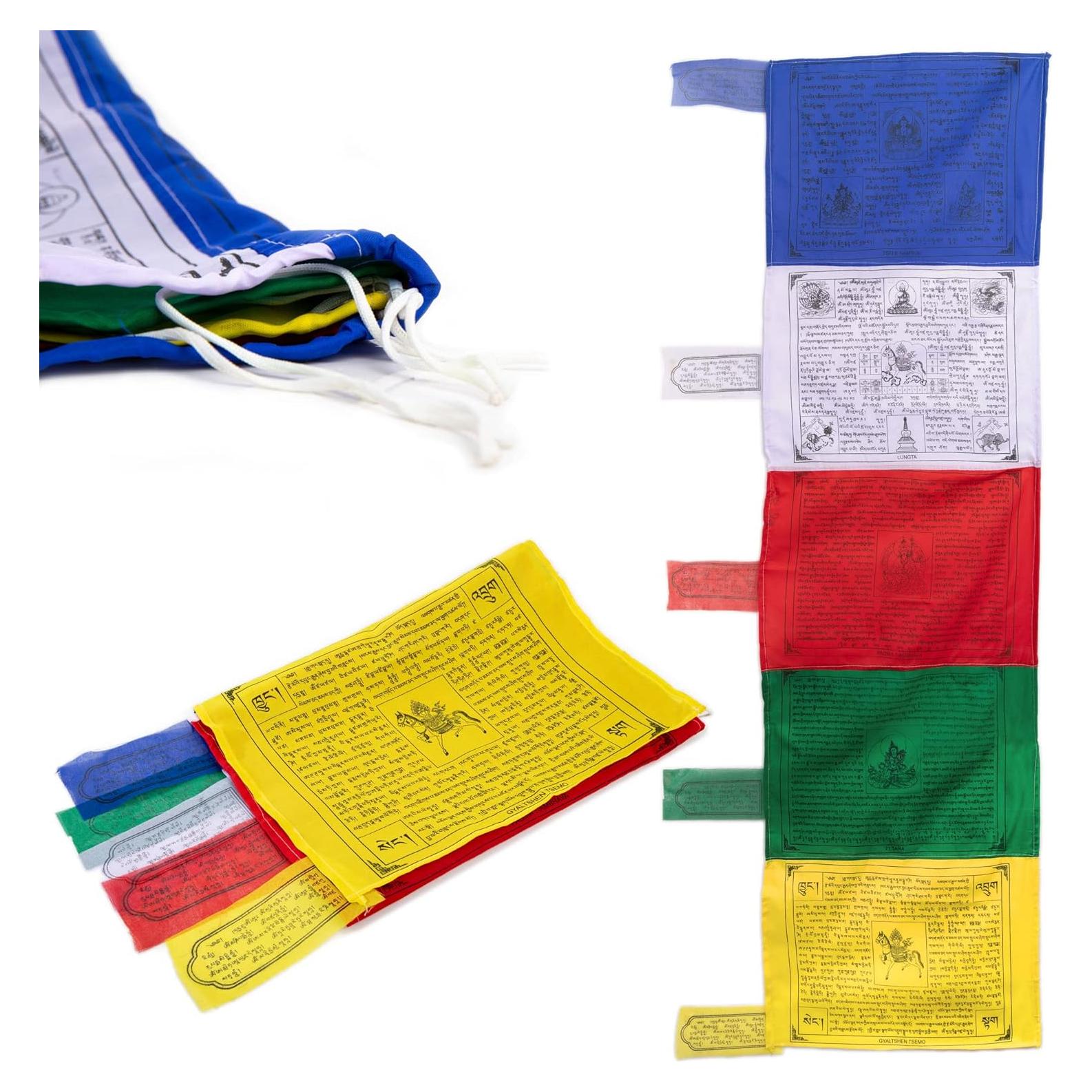Banderas de Oración Tibetanas Himalaya 172.72 cm Multicolor