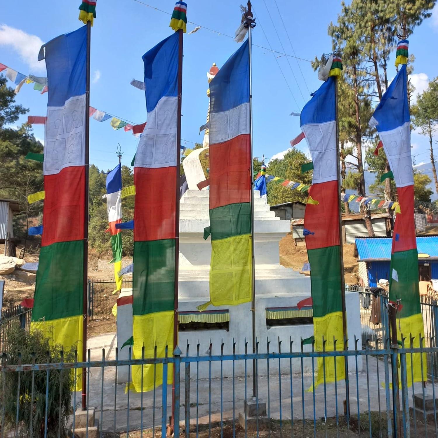 Banderas de Oración Tibetanas Himalaya 172.72 cm Multicolor