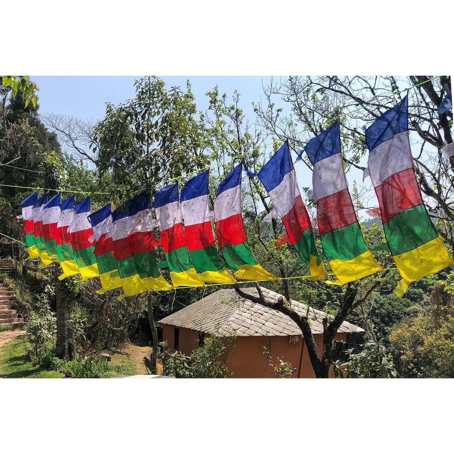 Banderas de Oración Tibetanas Himalaya 172.72 cm Multicolor