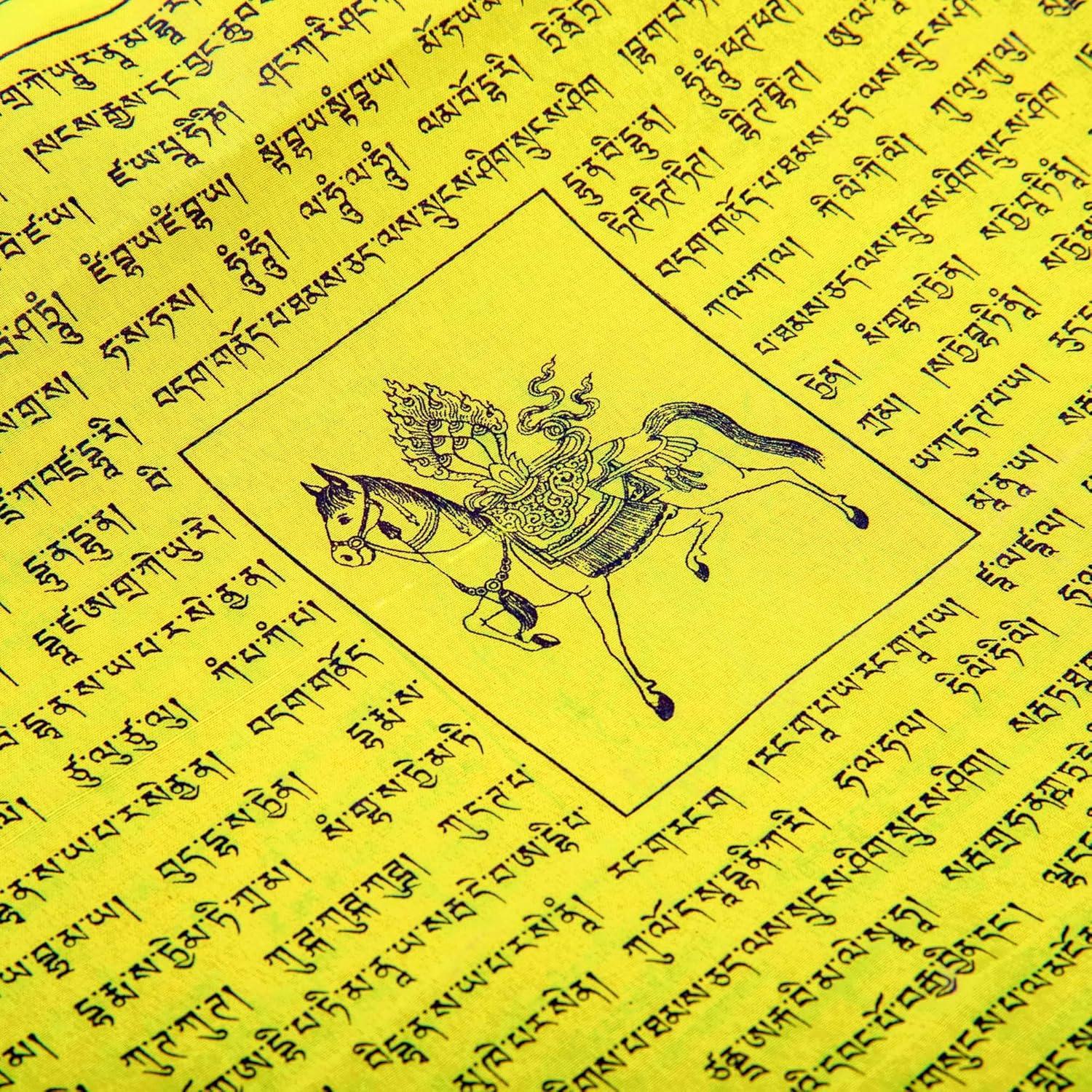 Banderas de Oración Tibetanas Himalaya 172.72 cm Multicolor