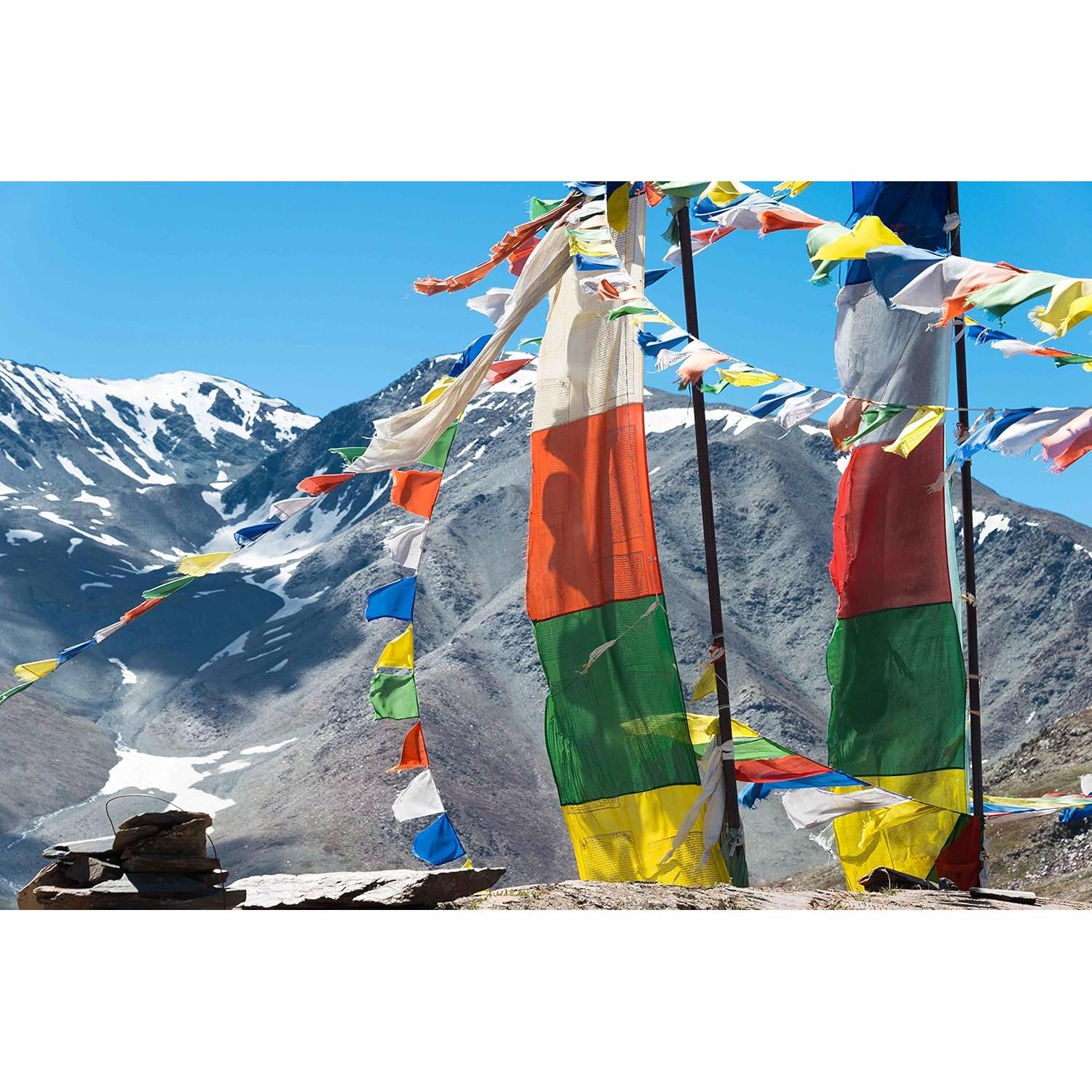 Banderas de Oración Tibetanas Himalaya 172.72 cm Multicolor