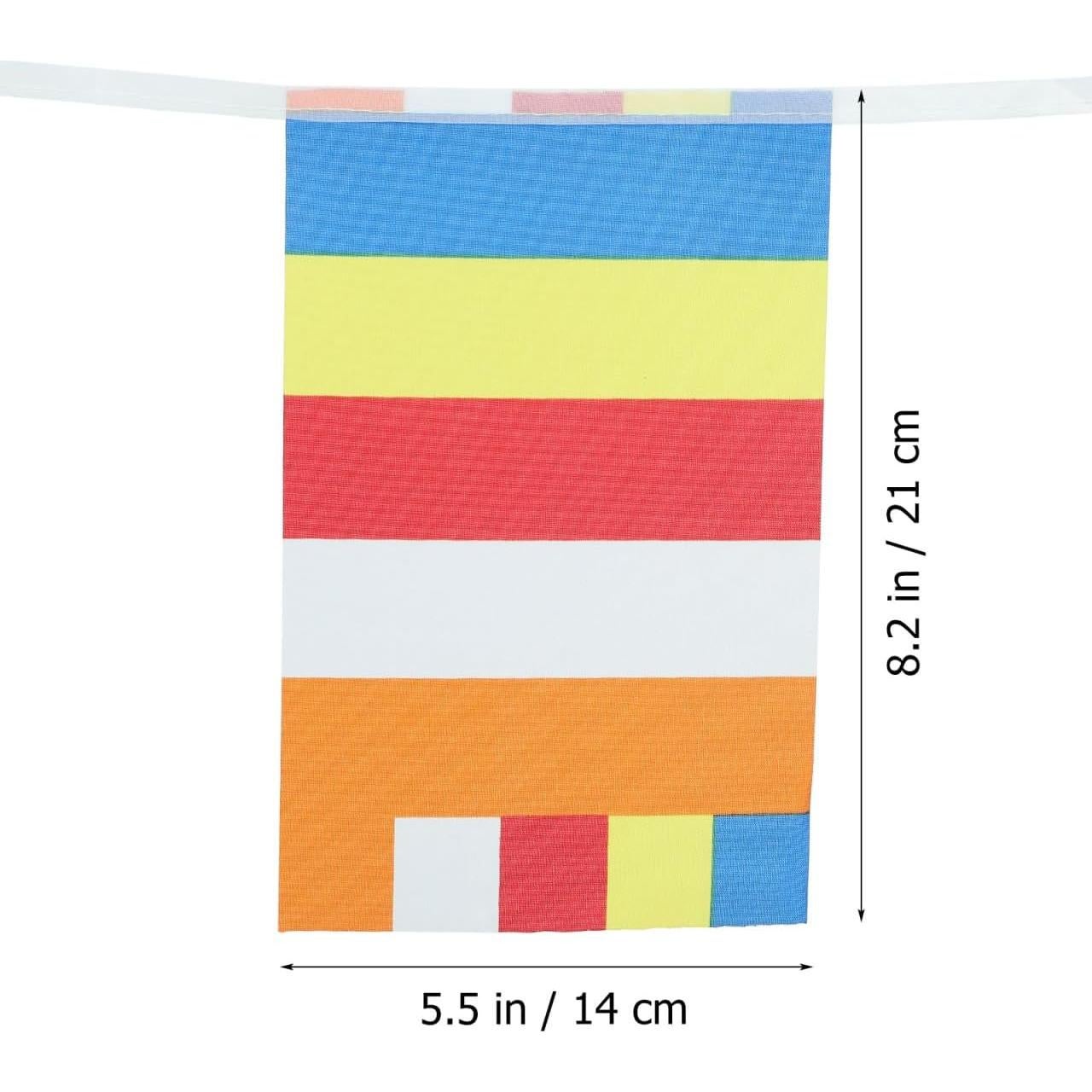 Banderas de Oración Budistas FONDOTIN 100x21 cm 5 Colores