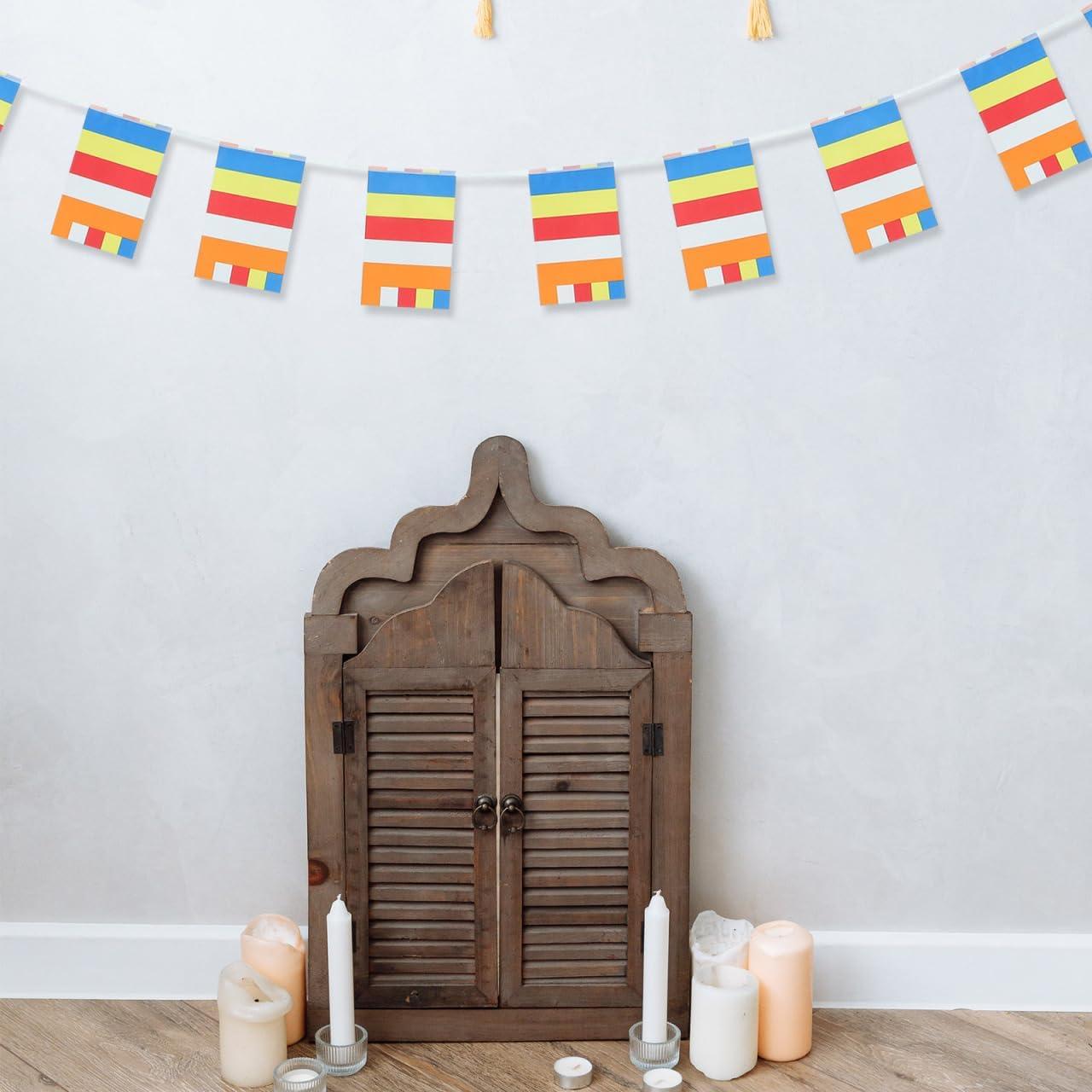 Banderas de Oración Budistas FONDOTIN 100x21 cm 5 Colores