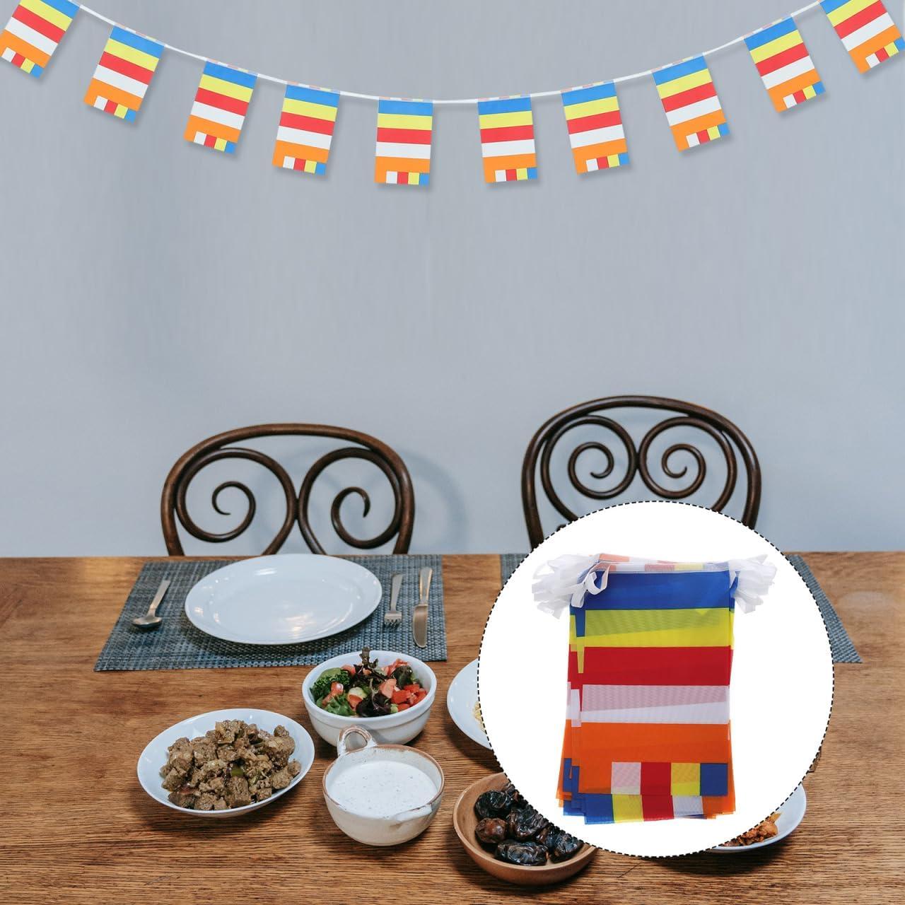 Banderas de Oración Budistas FONDOTIN 100x21 cm 5 Colores