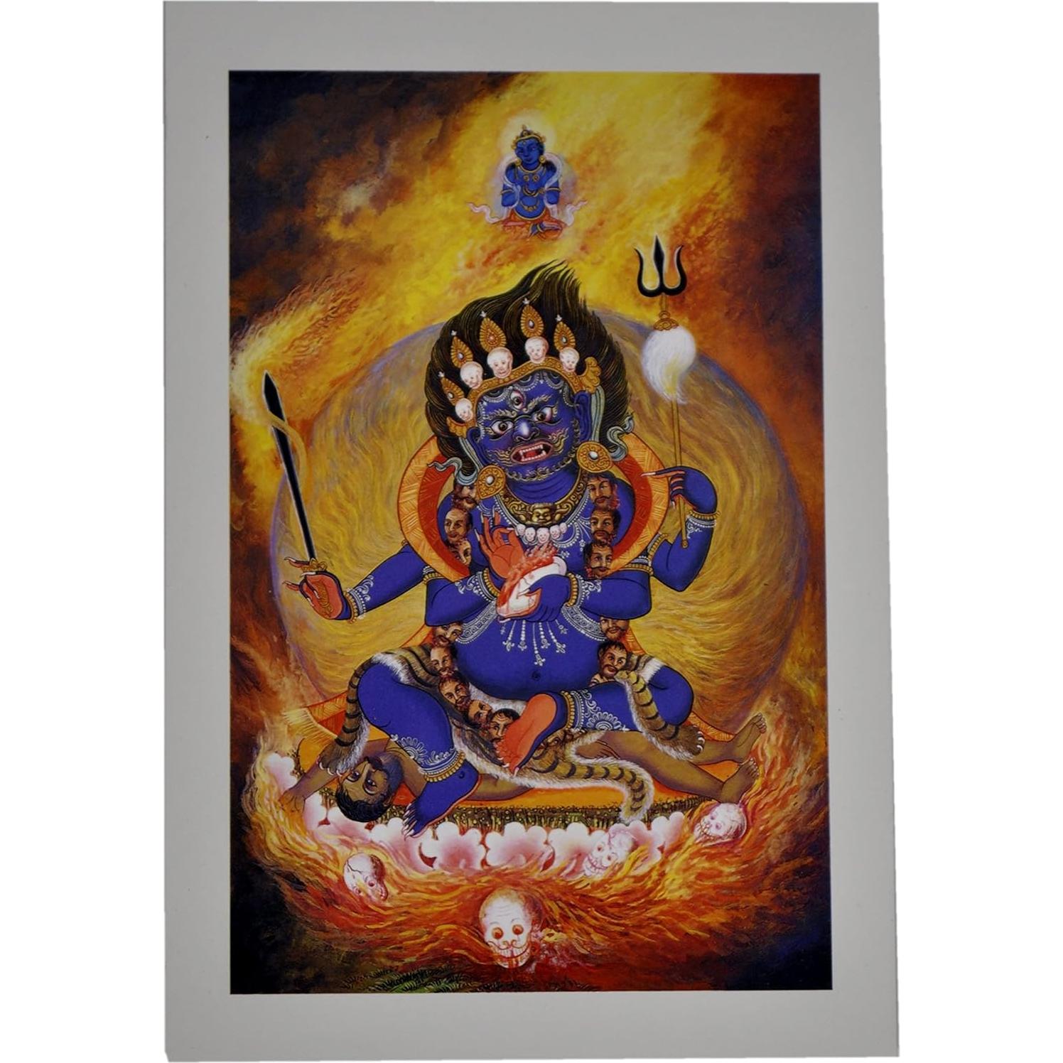 Banderas de Oración Budistas Tibetanas Kasthamandap - Paquete de 50