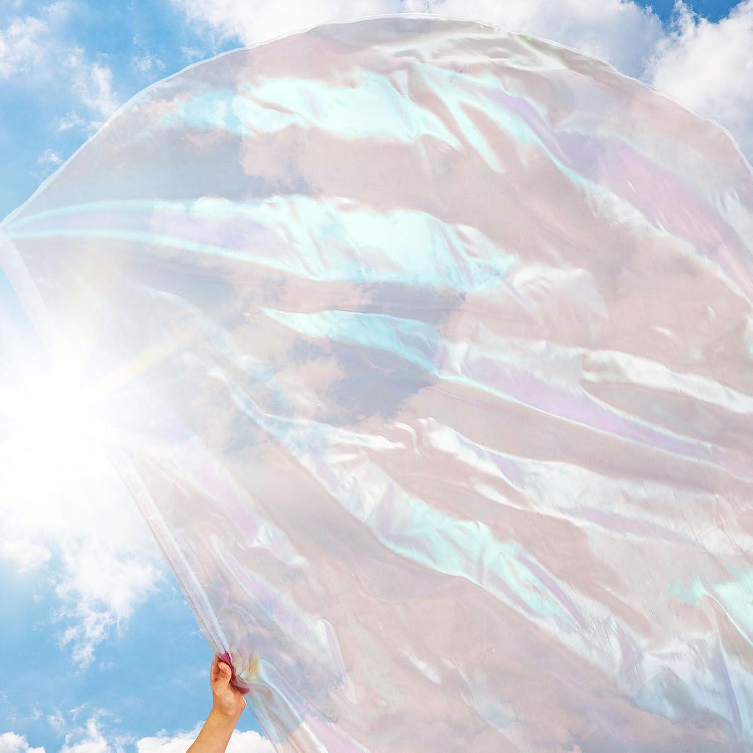 Banderas de Alabanza Jetec 2 Set 96-140 cm Blanca Transparente