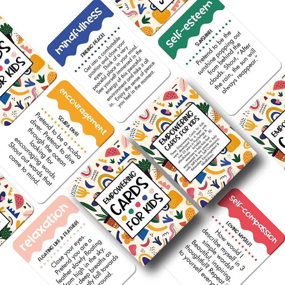 Tarjetas Empoderadoras para Niños Arcia - Mindfulness y Autoestima