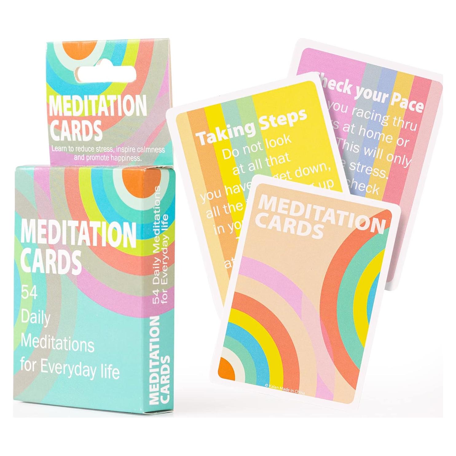 Set de Cuidado Personal Kalan - Tarjetas de Meditación y Alivio del Estrés