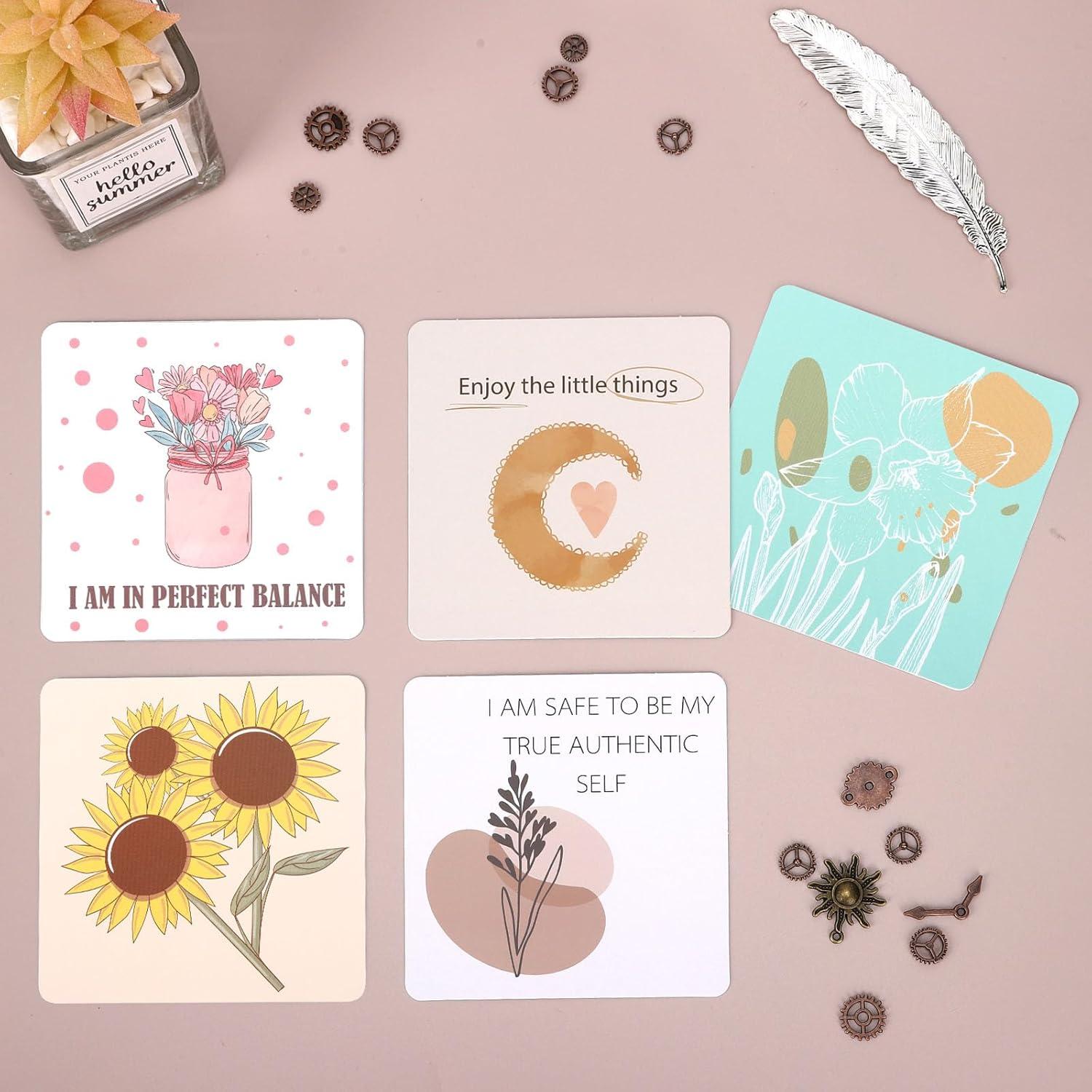 Tarjetas de Afirmación Lyuzecheean - 50 Tarjetas Motivacionales