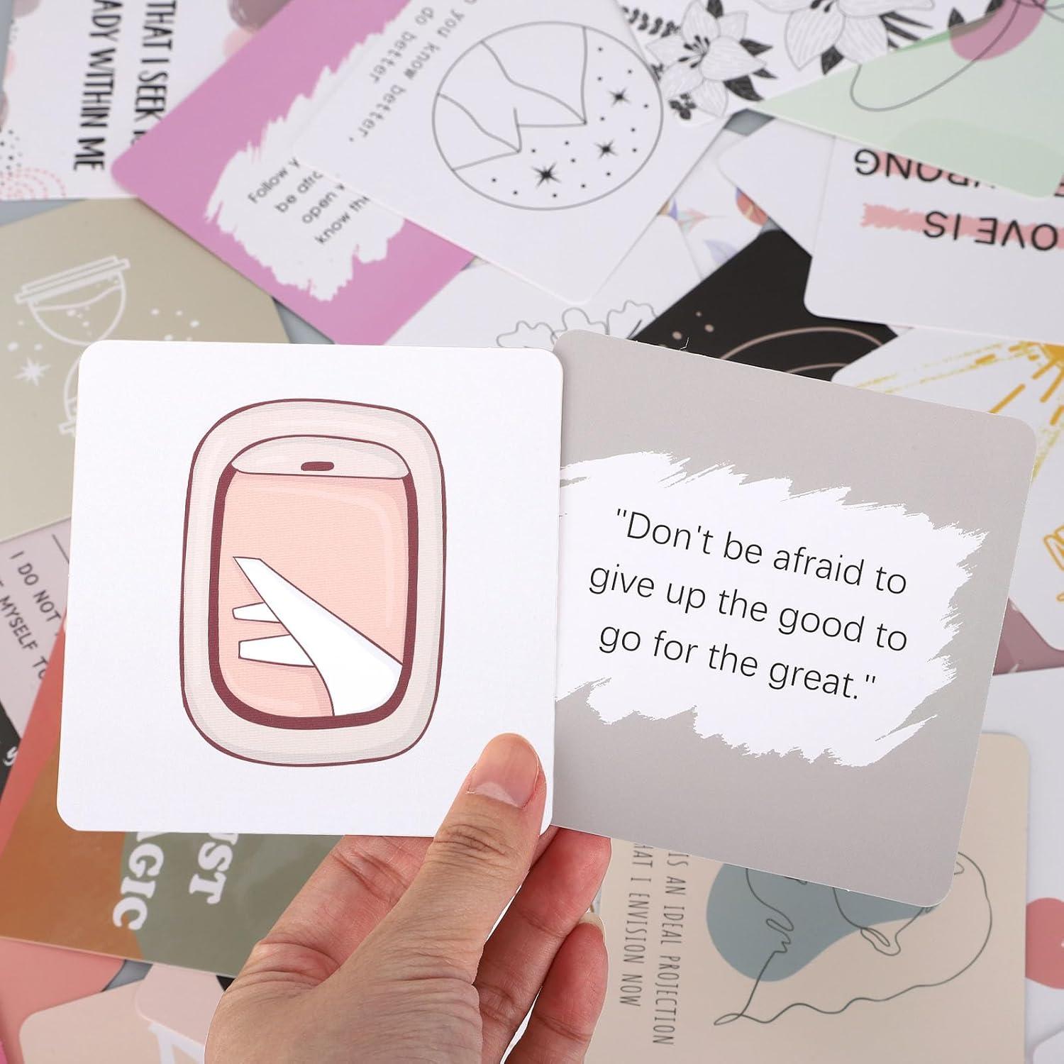 Tarjetas de Afirmación Lyuzecheean - 50 Tarjetas Motivacionales