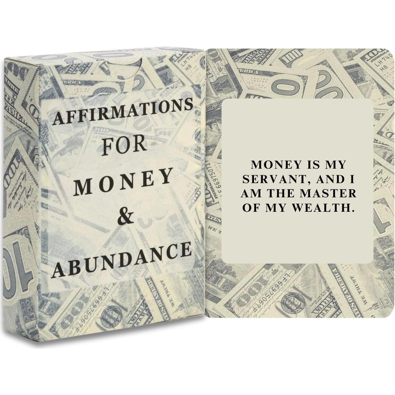 Tarjetas de Afirmaciones Positivas Isaac Liev - 50 Mantras de Riqueza