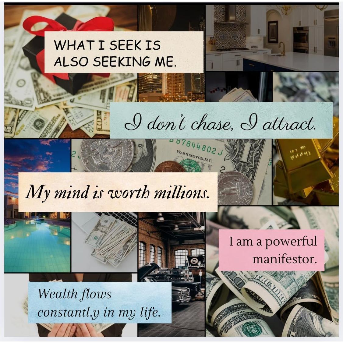 Tarjetas de Afirmaciones Positivas Isaac Liev - 50 Mantras de Riqueza