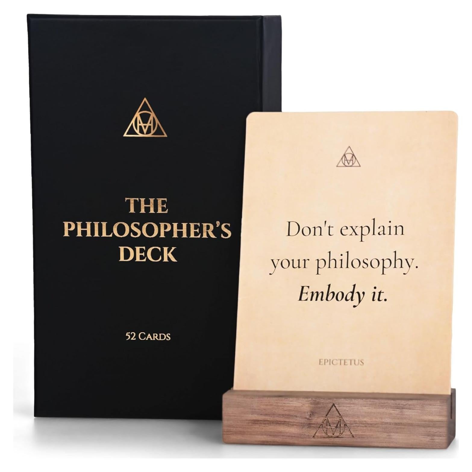 El Mazo del Filósofo - 52 Tarjetas Motivacionales Estoicas