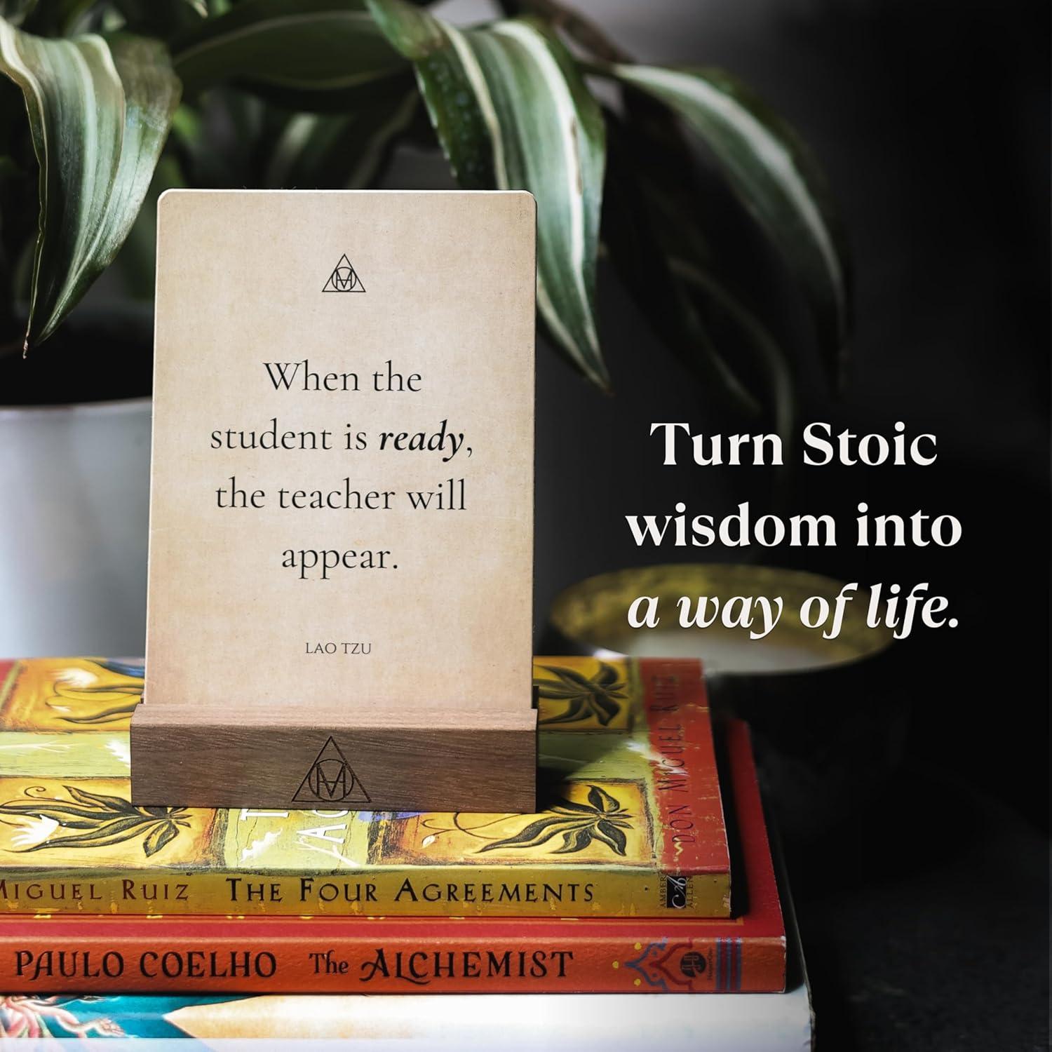 El Mazo del Filósofo - 52 Tarjetas Motivacionales Estoicas