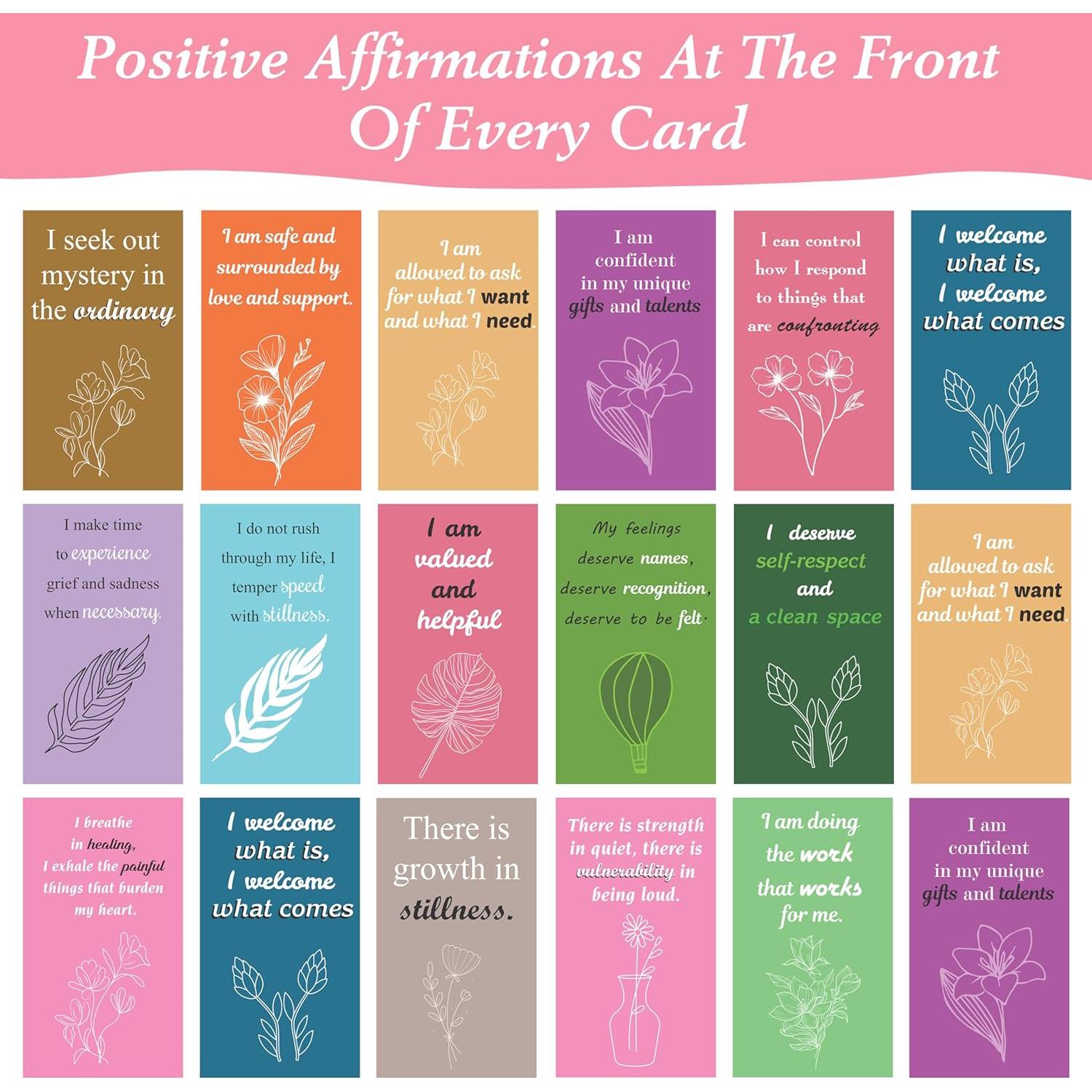 100 Tarjetas de Afirmaciones Positivas Rousrie - Cuidado Personal