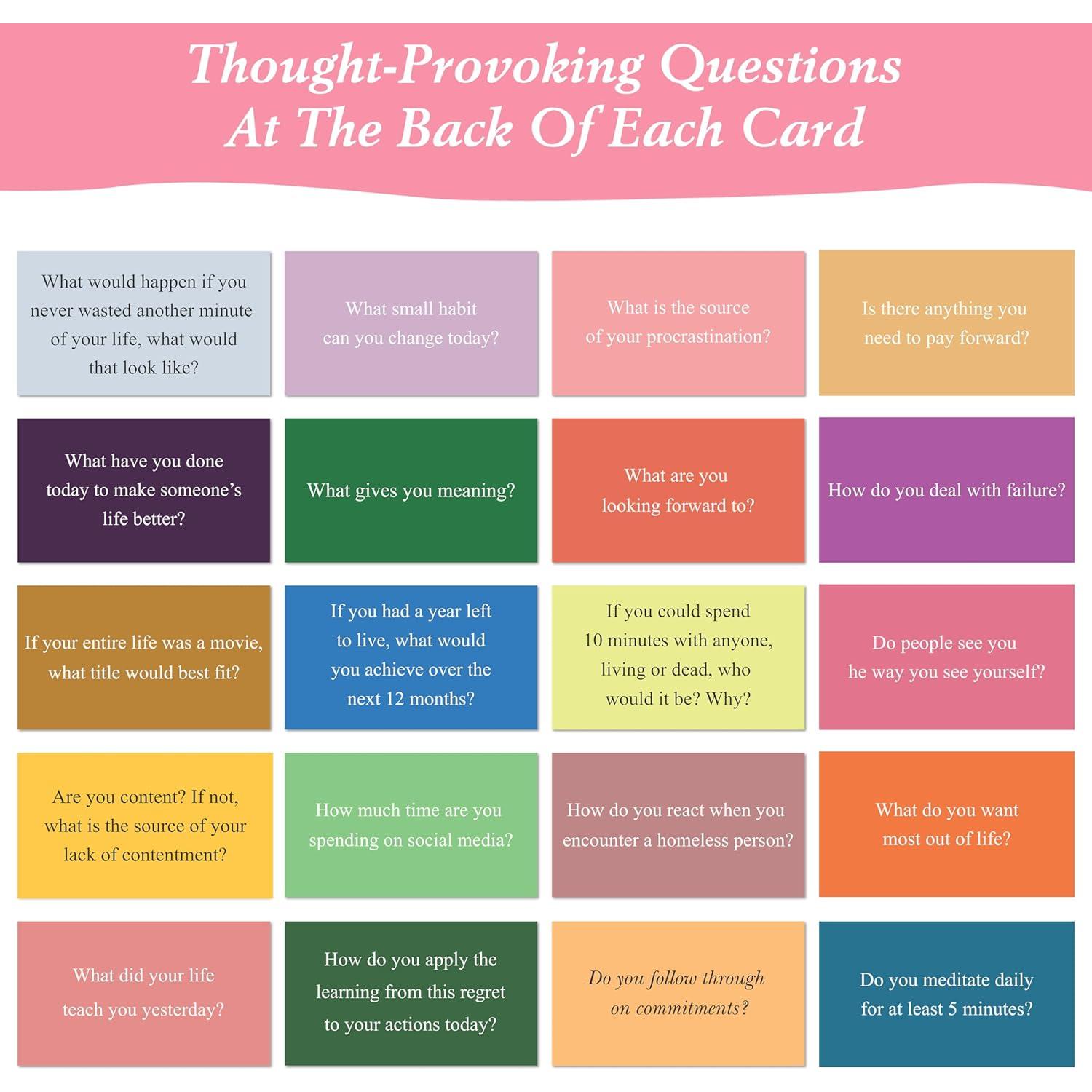 100 Tarjetas de Afirmaciones Positivas Rousrie - Cuidado Personal