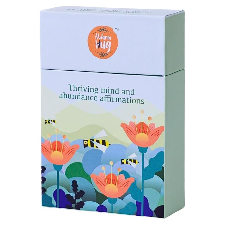 Tarjetas de Afirmaciones Conscientes Un Abrazo Cálido - 60 Unidades