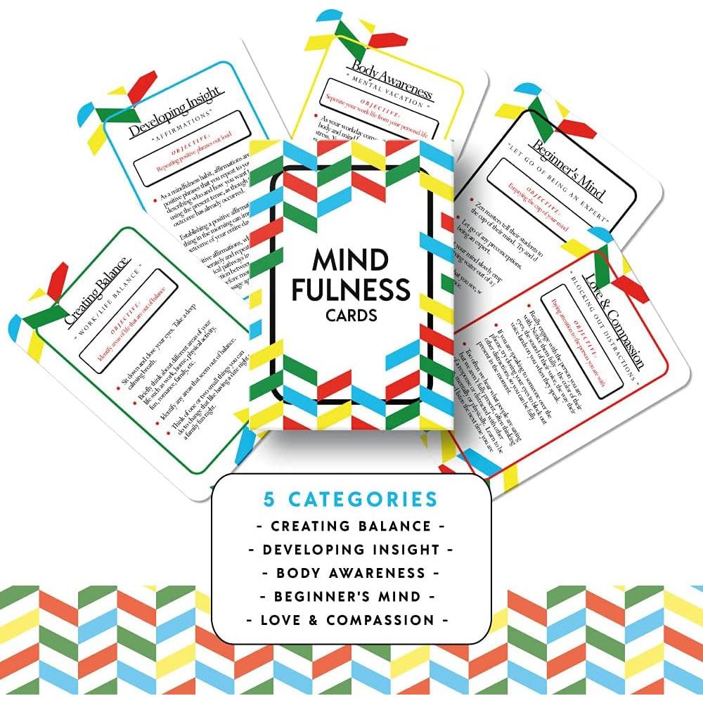 Tarjetas de Mindfulness Allura & Arcia - 52 Ejercicios para Estrés