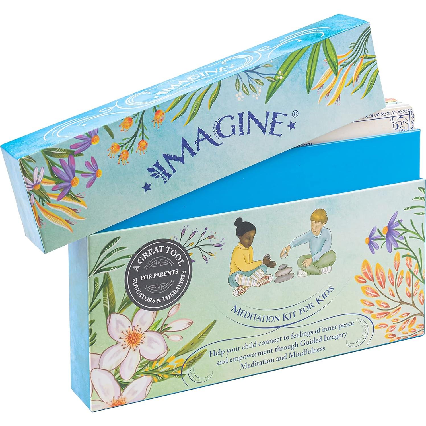 Kit de Meditación Imagine para Niños - Mindfulness 24 Tarjetas