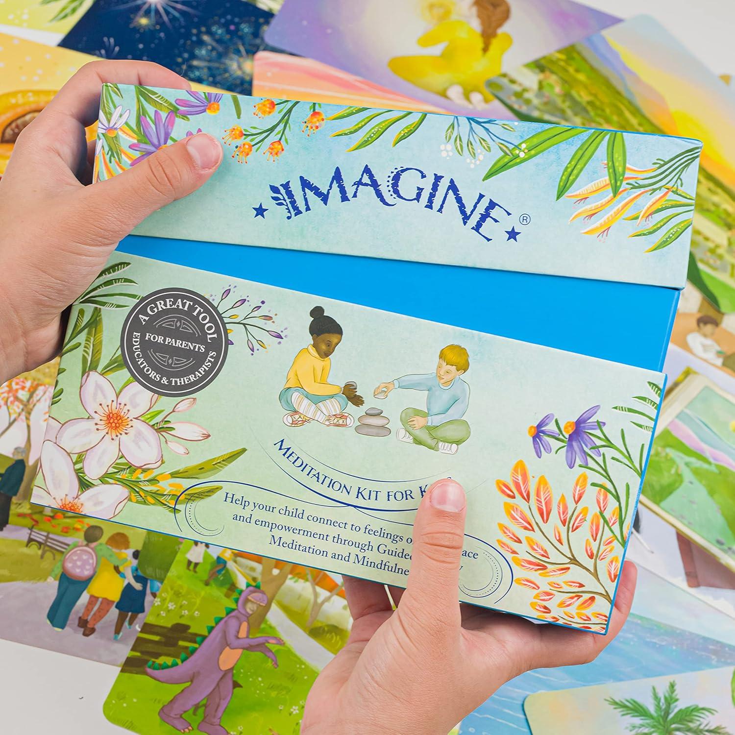 Kit de Meditación Imagine para Niños - Mindfulness 24 Tarjetas
