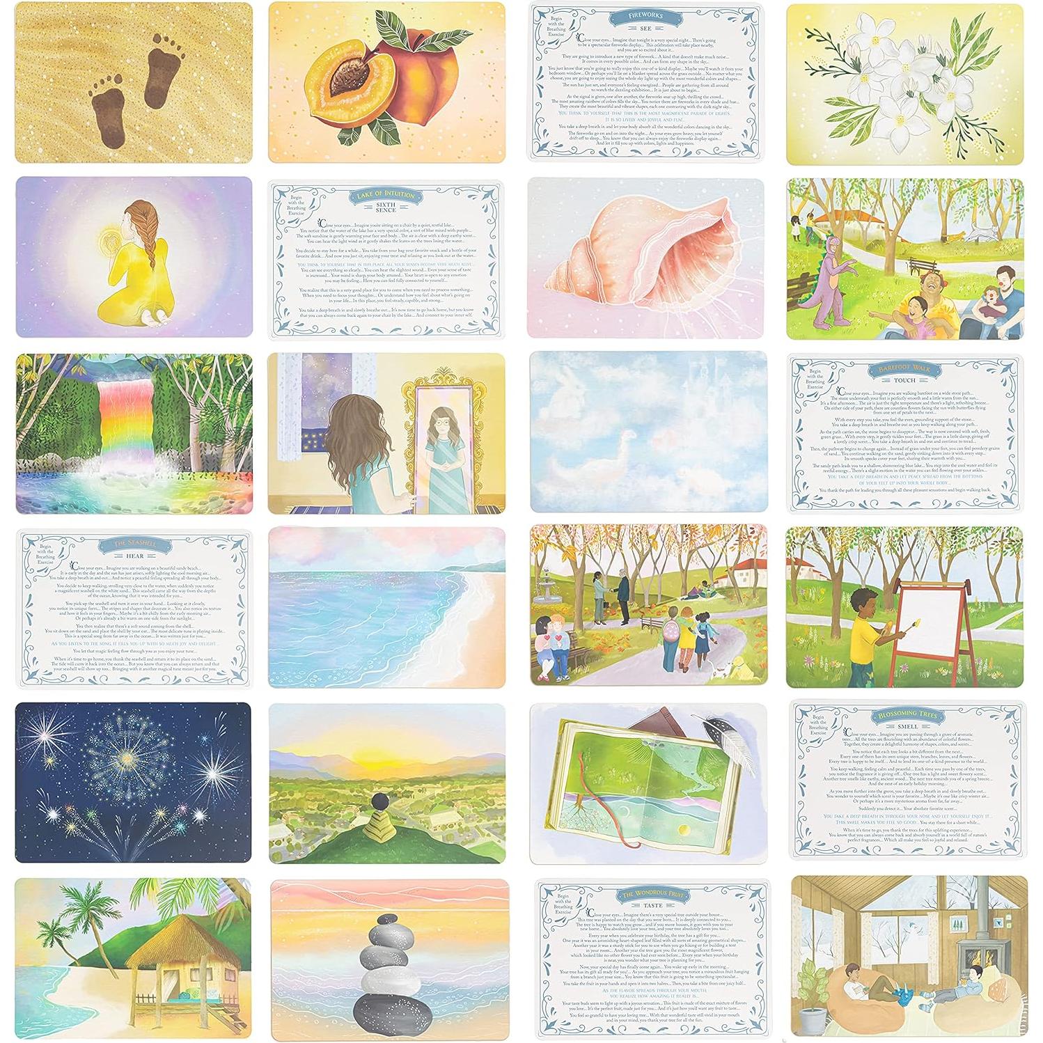 Kit de Meditación Imagine para Niños - Mindfulness 24 Tarjetas