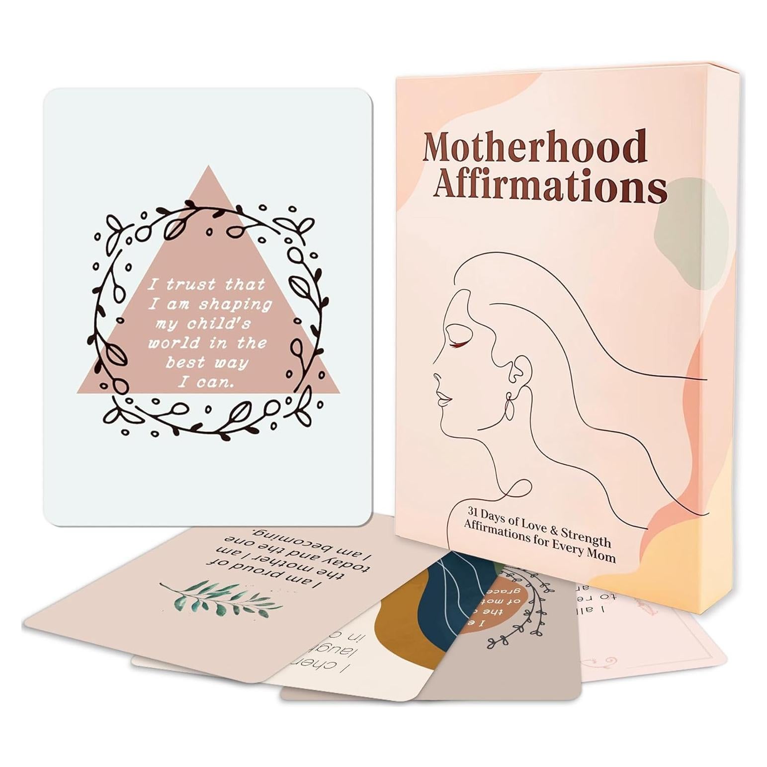 Set de 31 Tarjetas de Afirmación para Mamás - Calidad Premium