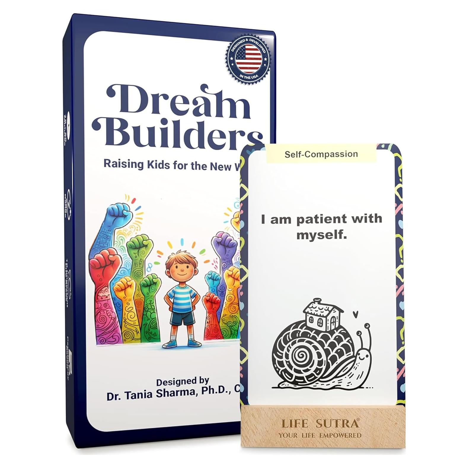 Positive Daily Affirmation Cards For Kids 5-15, Boy & Girl Motivational Mindfulness Gifts, Social Skill & Mindful Mental Health, Meditation, Self Care Inspirational Independence Day Gifts 80 Card