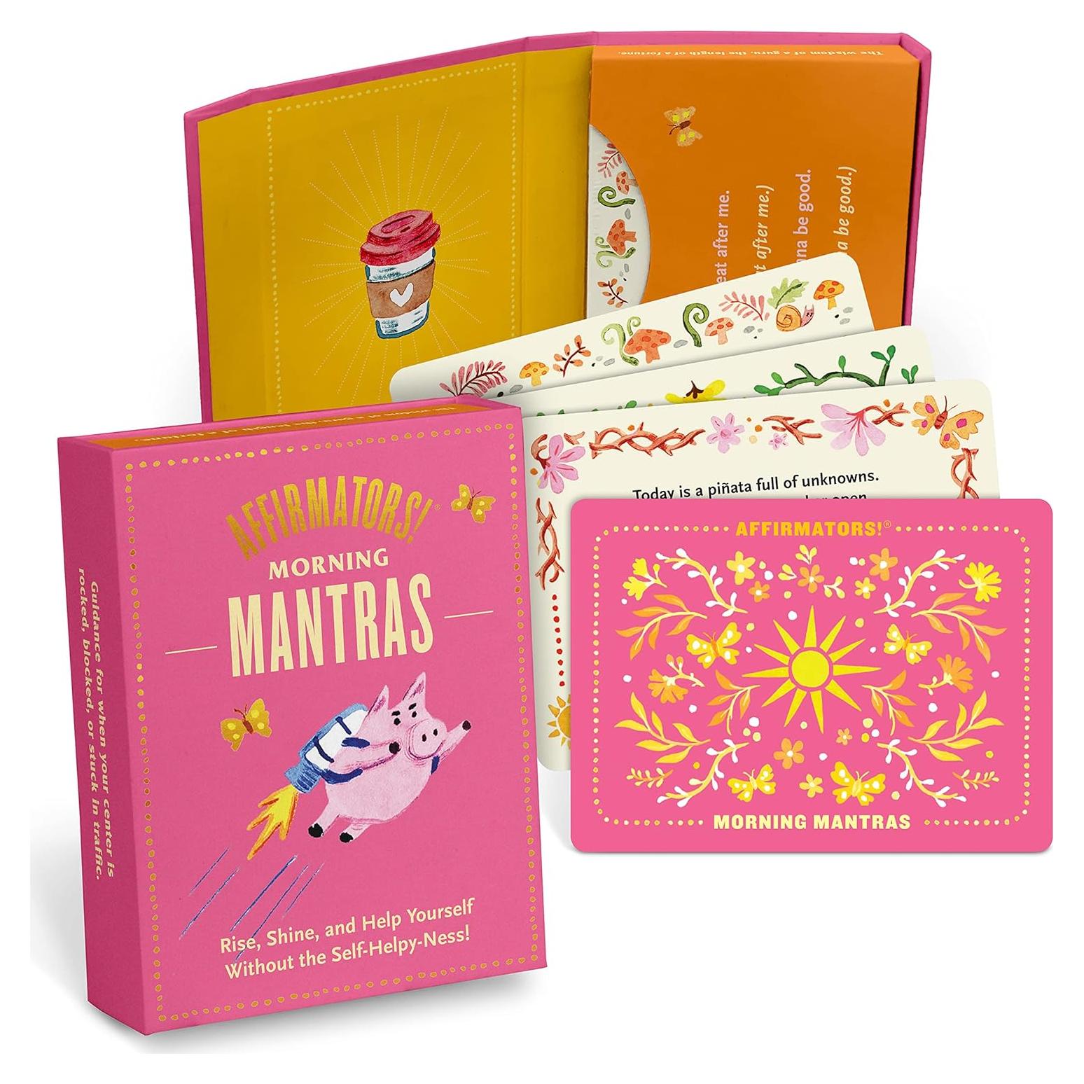 Affirmators! Mantras Morning - Day Affirmation Cards Deck, Daily Cards & Positive Affirmations (30 Cards Deck)